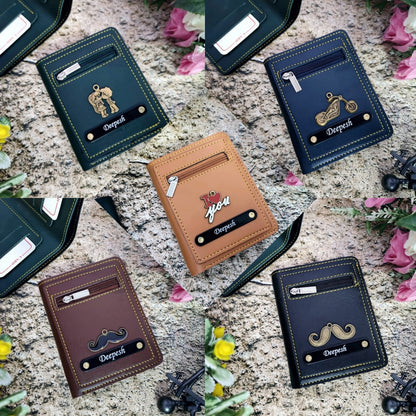 Personalized Premium Leather Compact Unisex Wallet