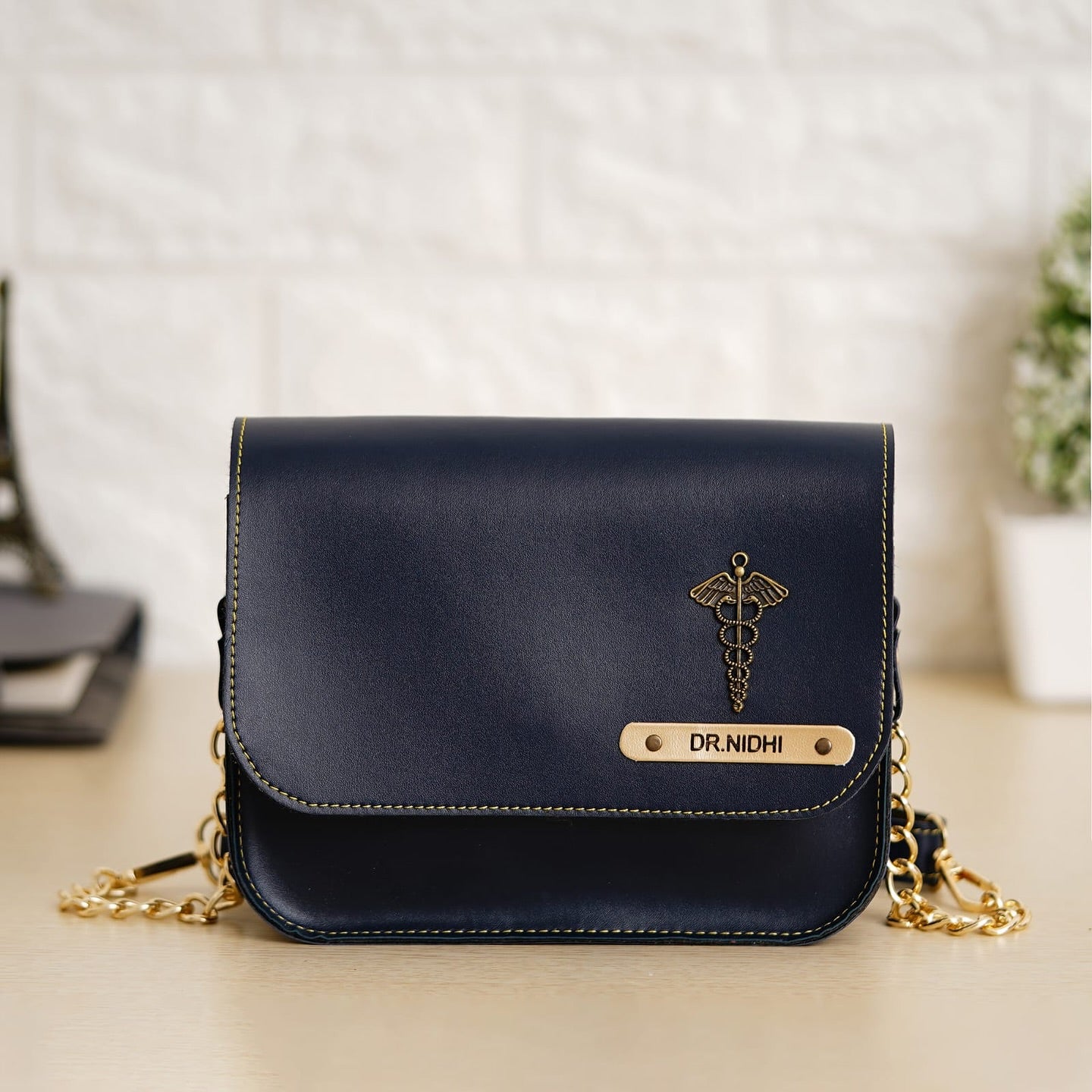 Personalized Premium Leather Sling Bag For Women