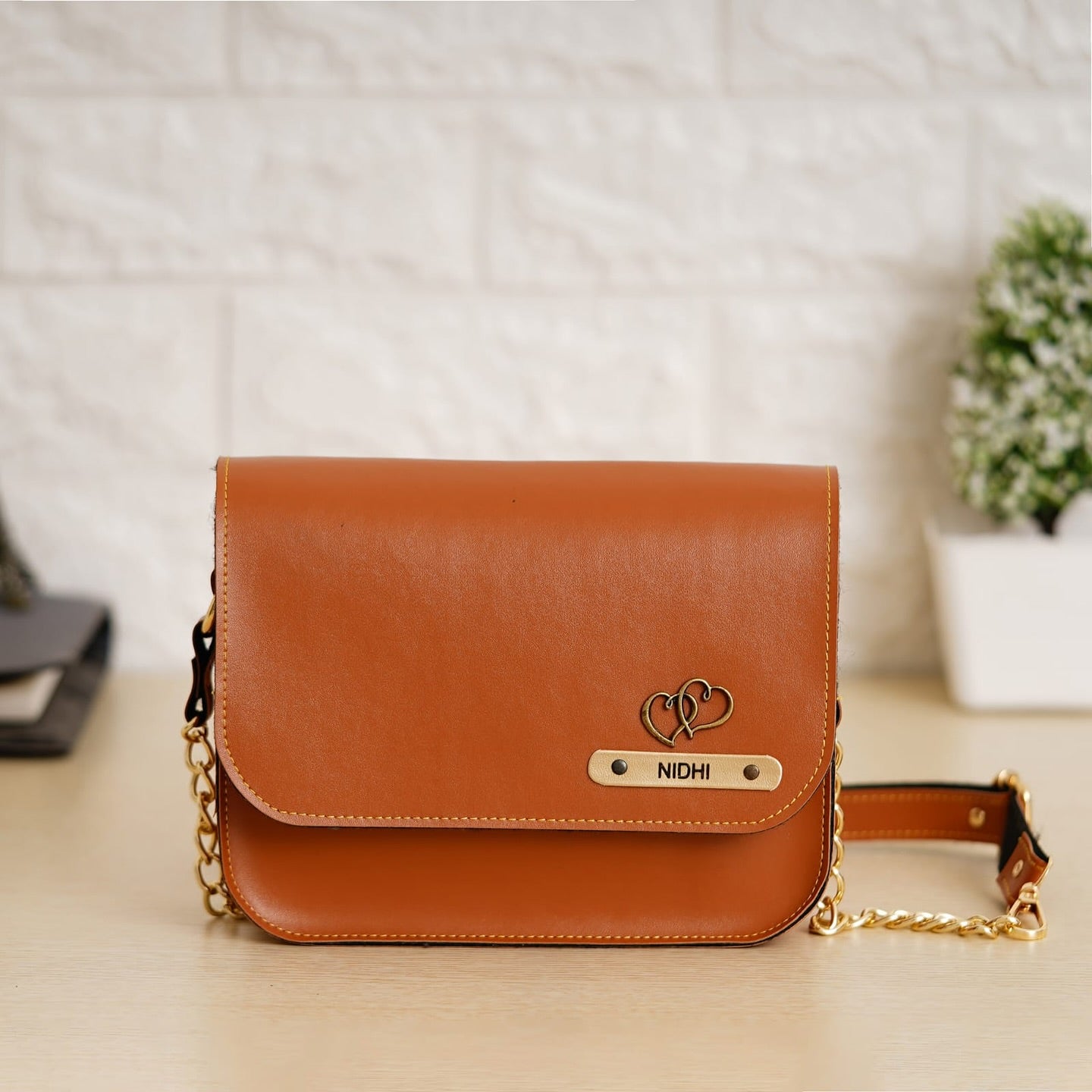 Personalized Premium Leather Sling Bag For Women