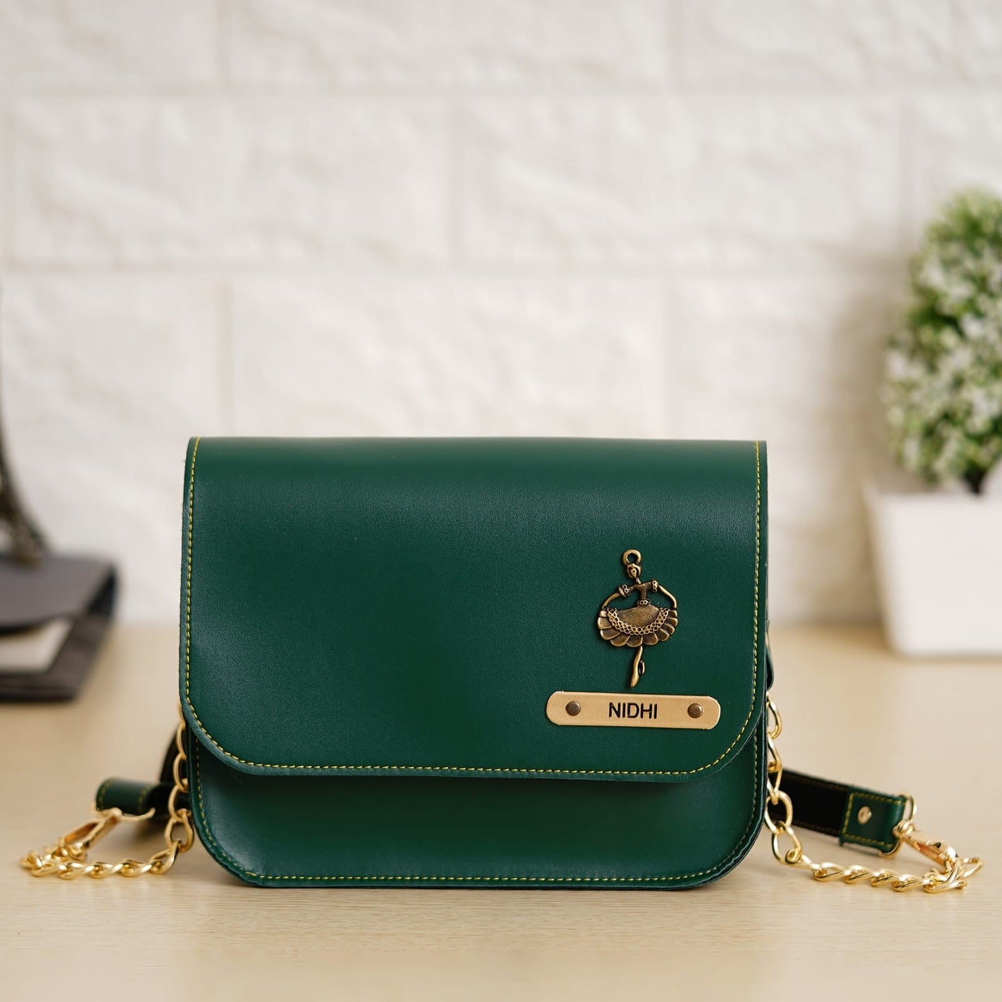Personalized Premium Leather Sling Bag For Women