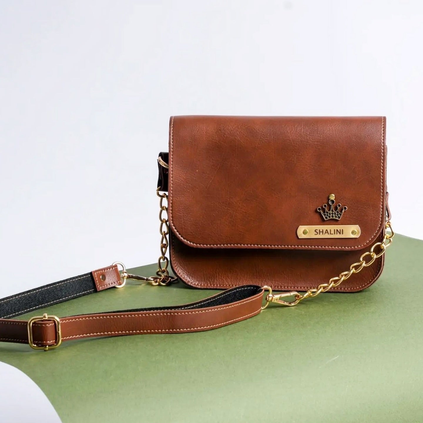 Personalized Premium Leather Sling Bag For Women