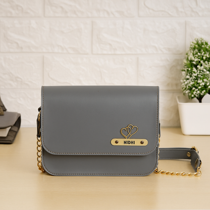 Personalized Premium Leather Sling Bag For Women