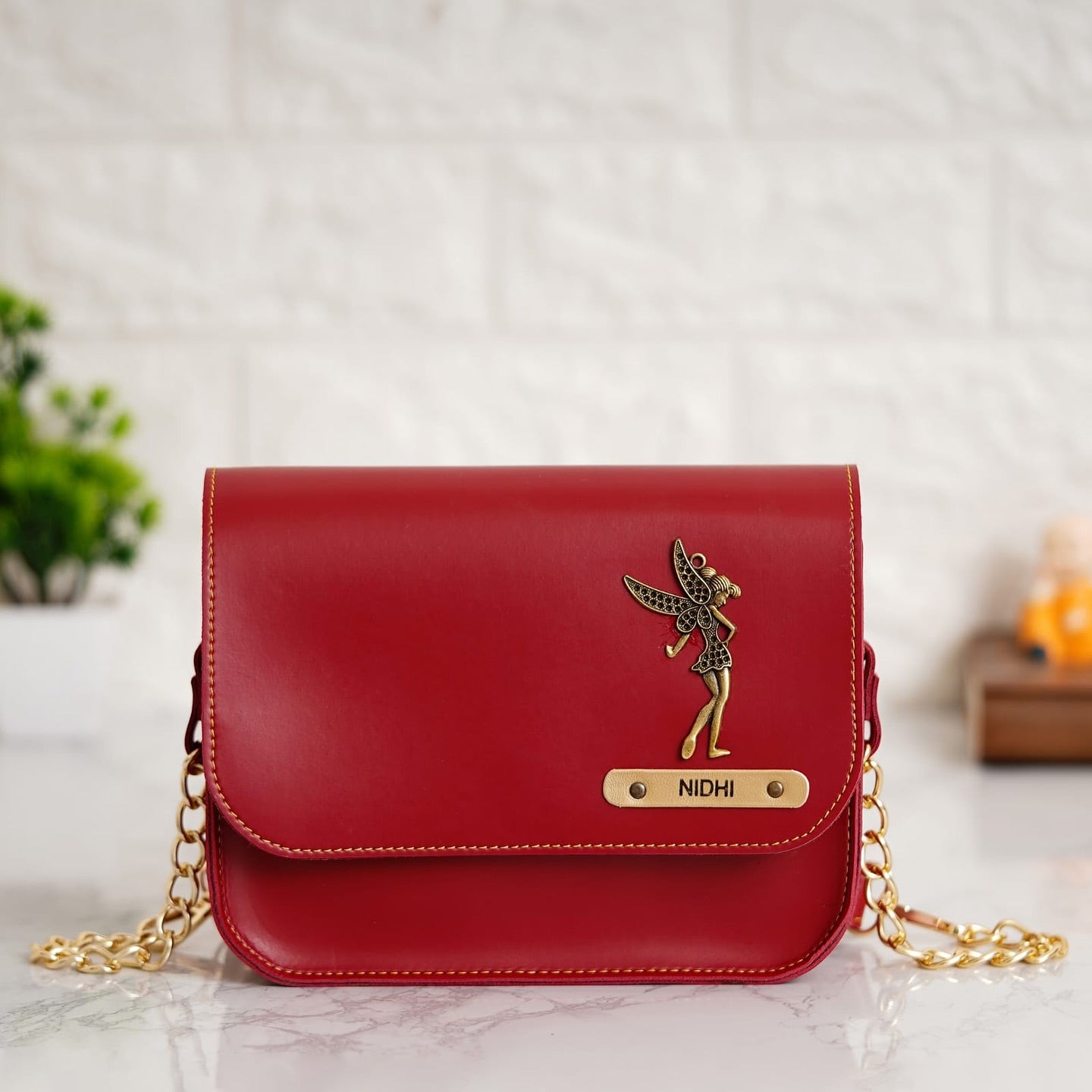 Personalized Premium Leather Sling Bag For Women