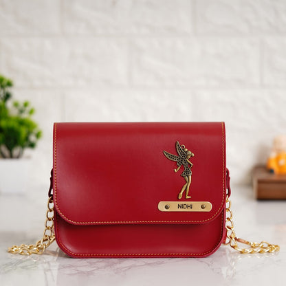 Personalized Premium Leather Sling Bag For Women