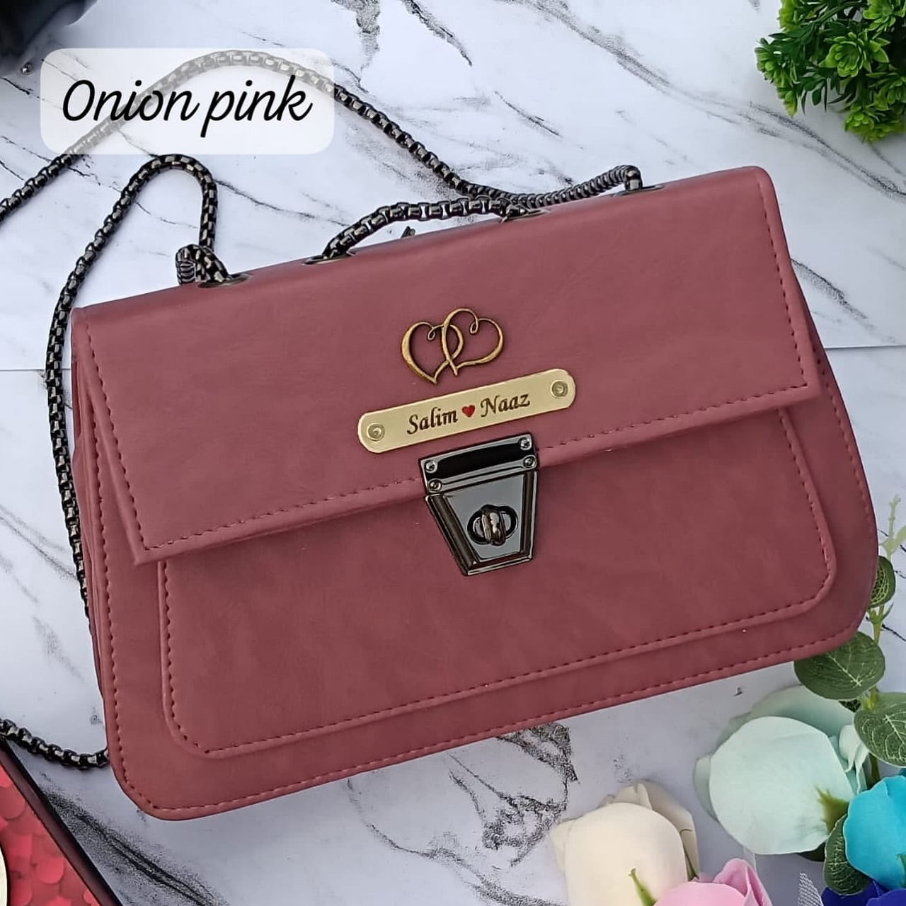 Personalized High Quality Imported Leather Sling Bag For Women