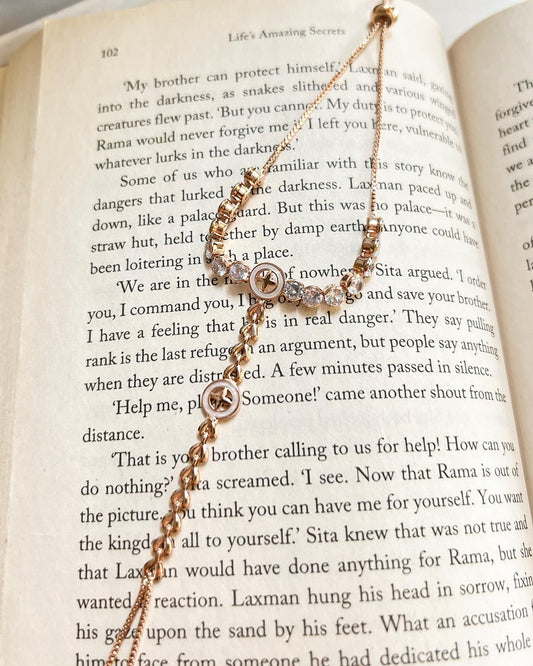 Anti-Tarnish Hand Chain Bracelet