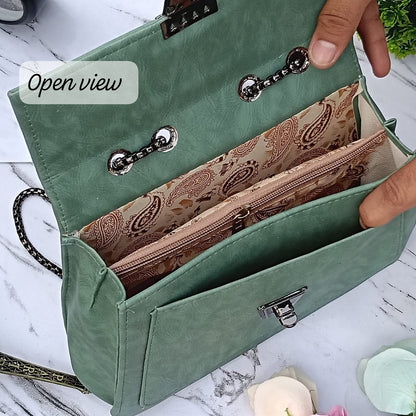 Personalized High Quality Imported Leather Sling Bag For Women