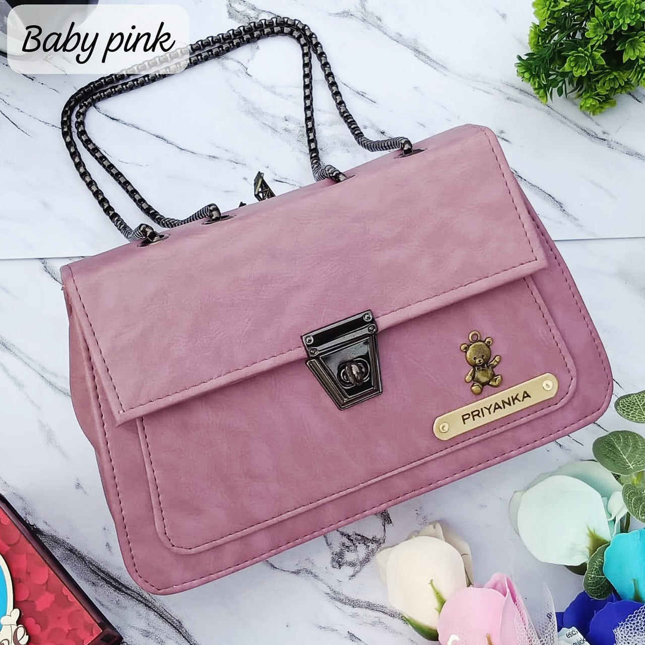 Personalized High Quality Imported Leather Sling Bag For Women