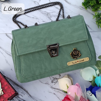 Personalized High Quality Imported Leather Sling Bag For Women