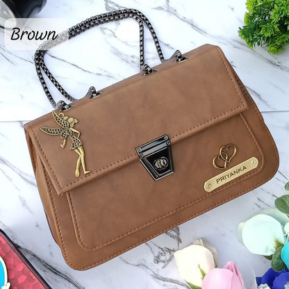 Personalized High Quality Imported Leather Sling Bag For Women