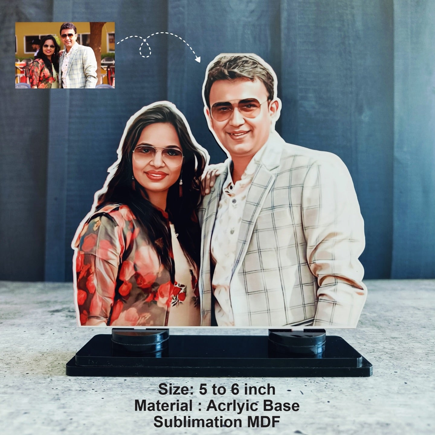 Personalized Magnetic Photo Stand