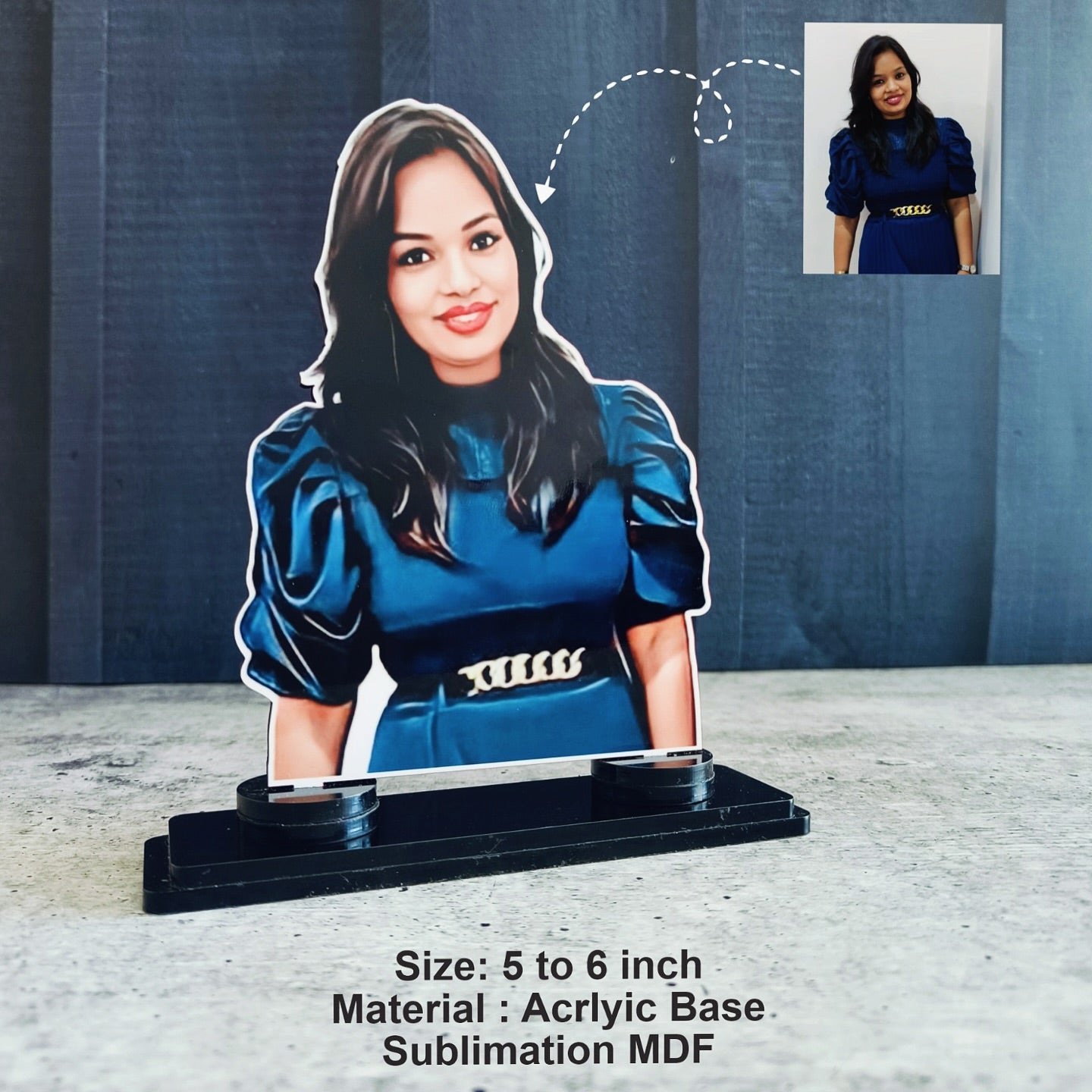 Personalized Magnetic Photo Stand