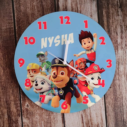 Personalized Kids Wall Clock