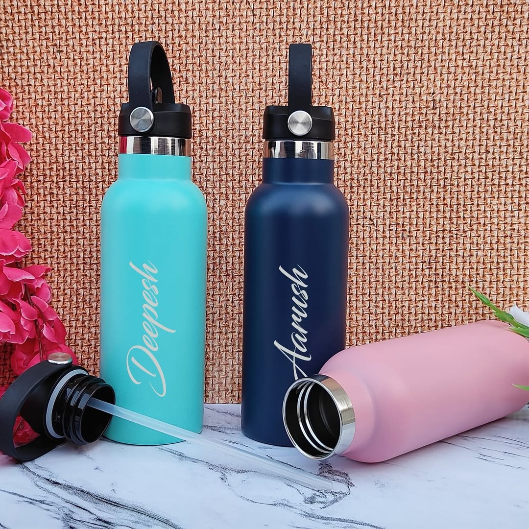 Personalized Premium Vacuum Straw Sipper