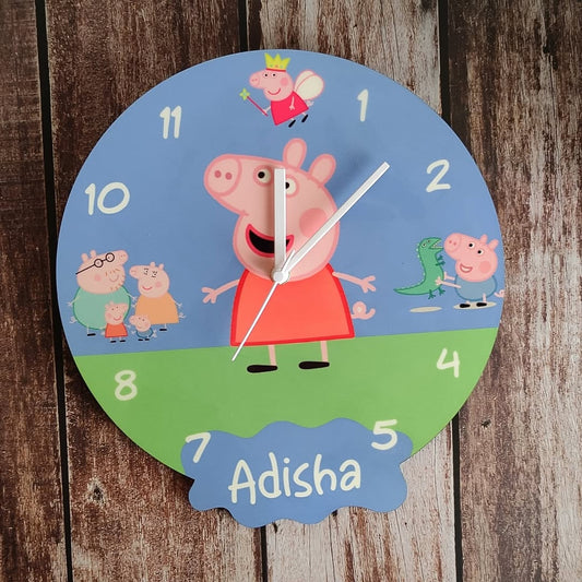 Personalized Kids Wall Clock
