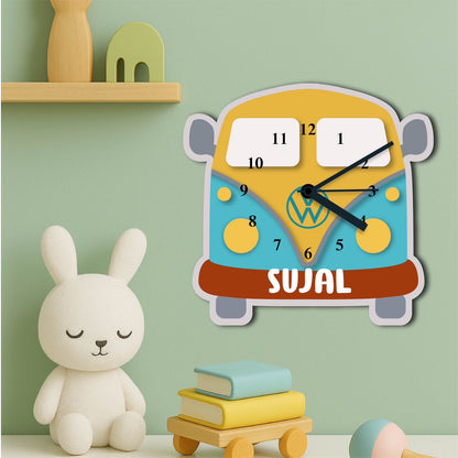 Personalized Kids Wall Clock