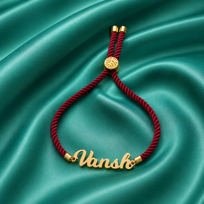 Adjustable Personalised Bracelet