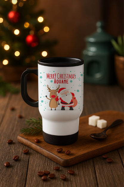 Christmas Special – Personalised Steel Travel Mug
