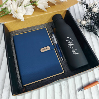 Personalized Z Flip Diary Set Premium Hamper