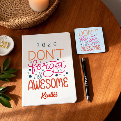 Personalized 3-Piece Desk Essentials Combo