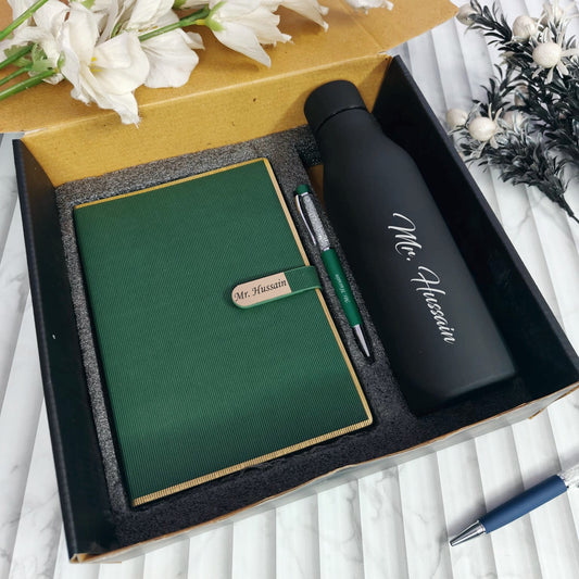 Personalized Z Flip Diary Set Premium Hamper