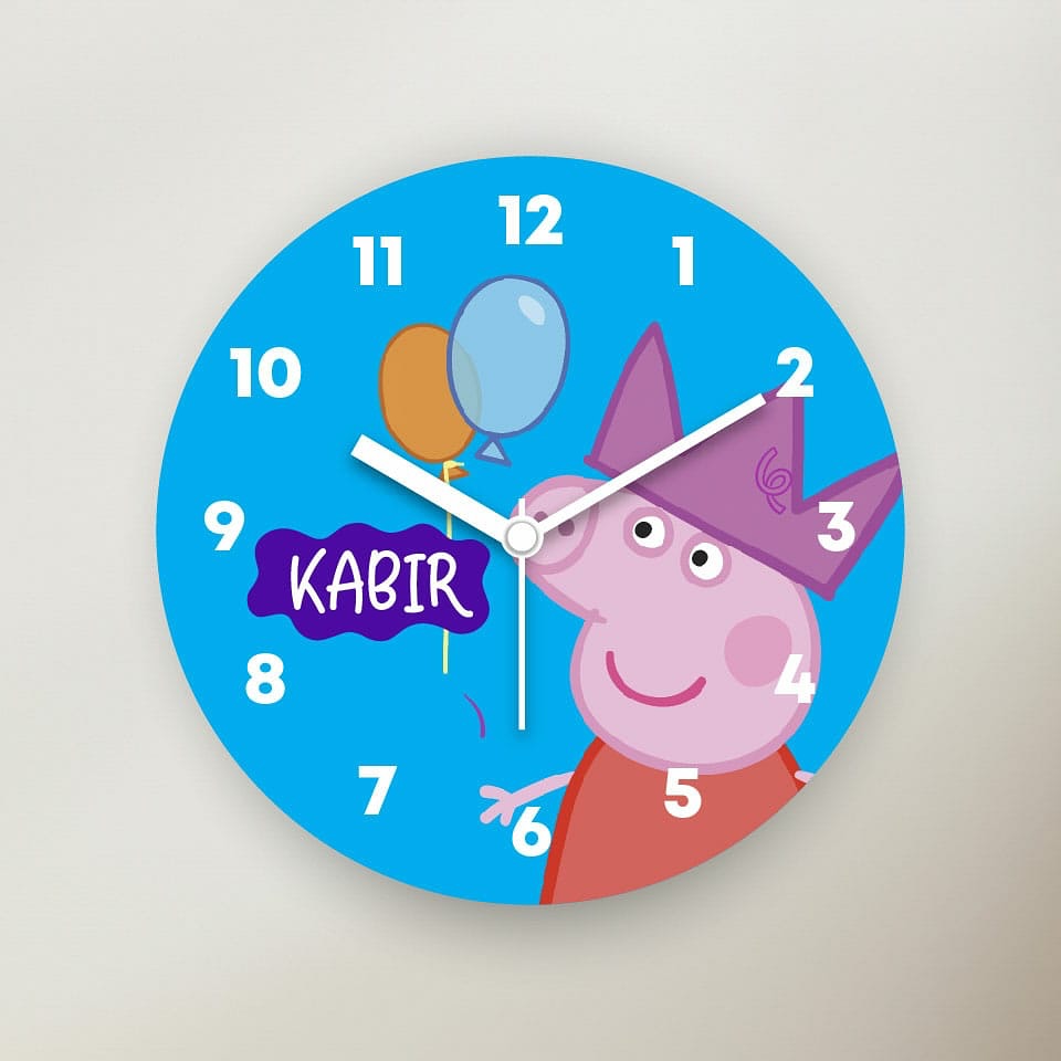 Personalized Kids Wall Clock