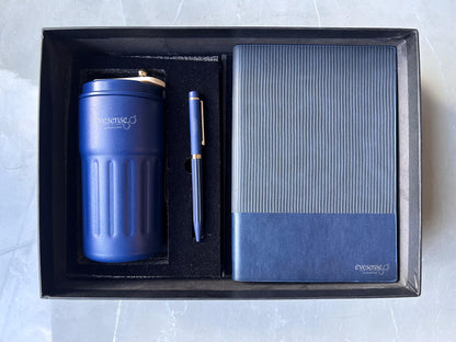 Premium Travel Mug Gift Hamper – 3 in 1 Customisable Set