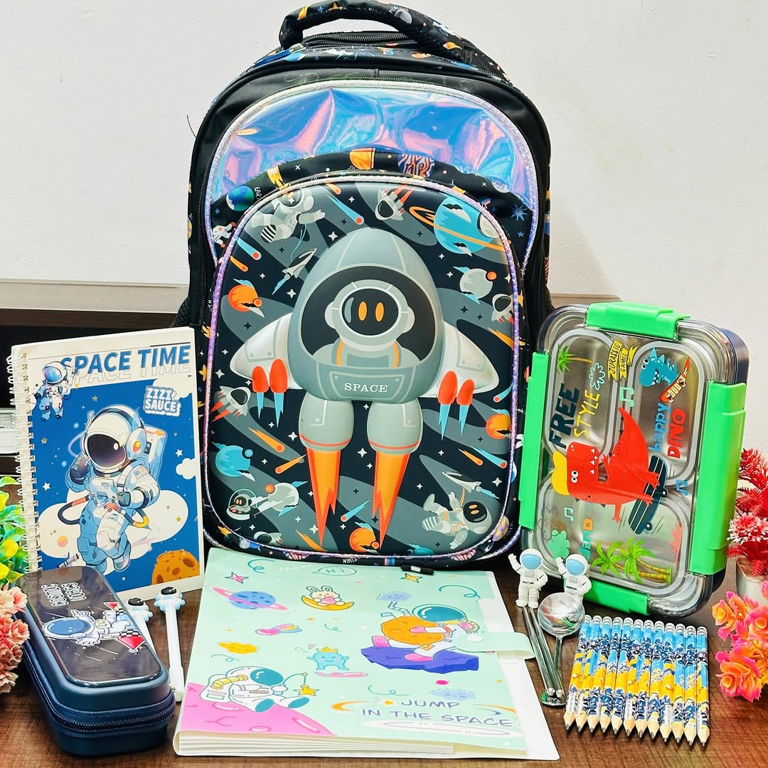 Personalized Space Theme Backpack Hamper