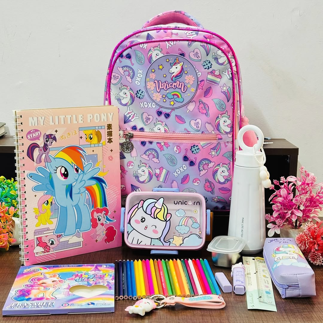 Personalized Unicorn Theme Bag Hamper