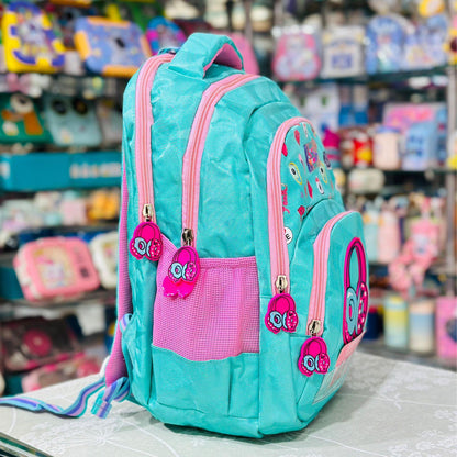 18 Inch Backpack | 4 Zipper Lightweight Waterproof School Bag