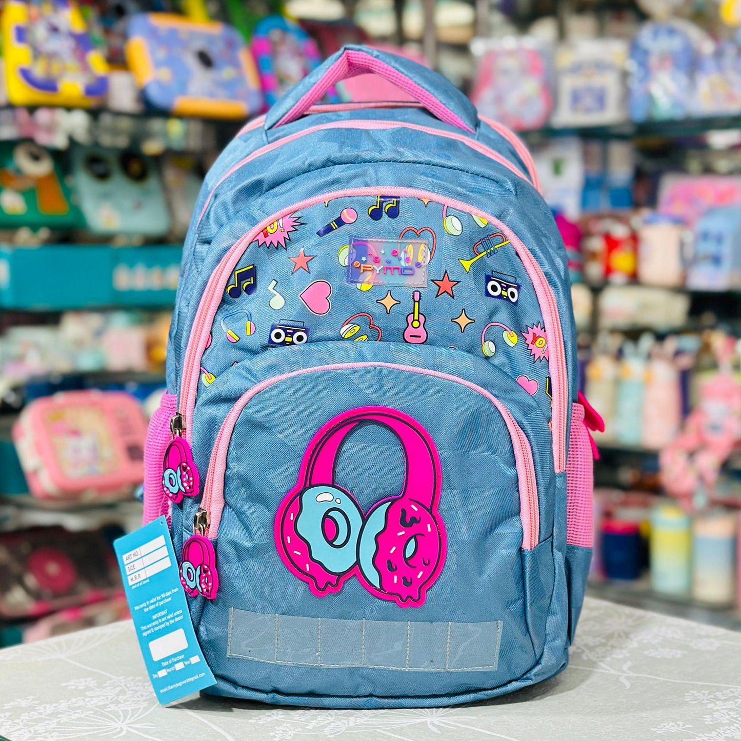 18 Inch Backpack | 4 Zipper Lightweight Waterproof School Bag