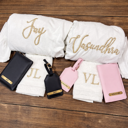 Personalized Newly Married Couple "His / Hers" Set (1 Set)