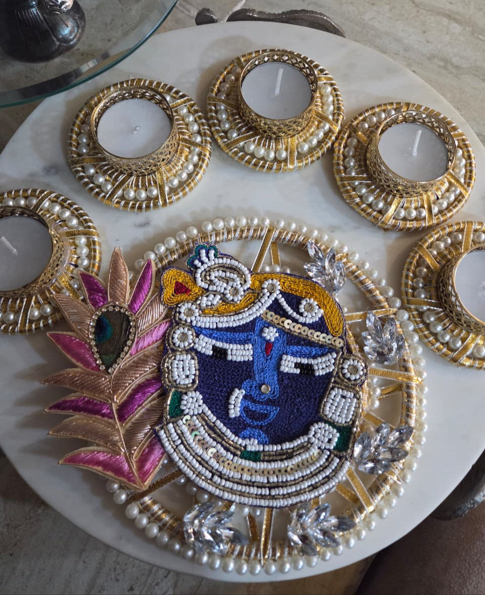 Divine Shreenathji Rangoli Set | Premium Festive Edition