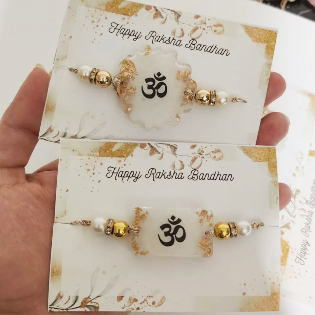 Personalized Resin Rakhi