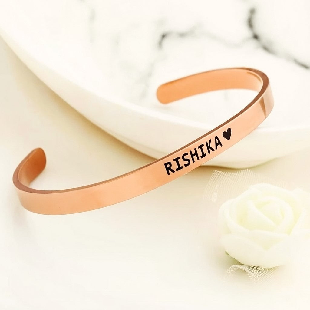 Personalized Stainless Steel Unisex Adjustable Kada