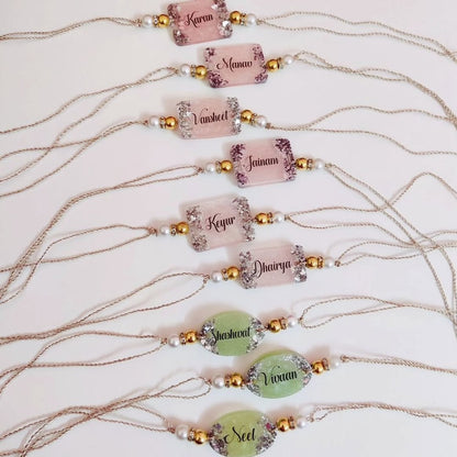 Personalized Resin Rakhi