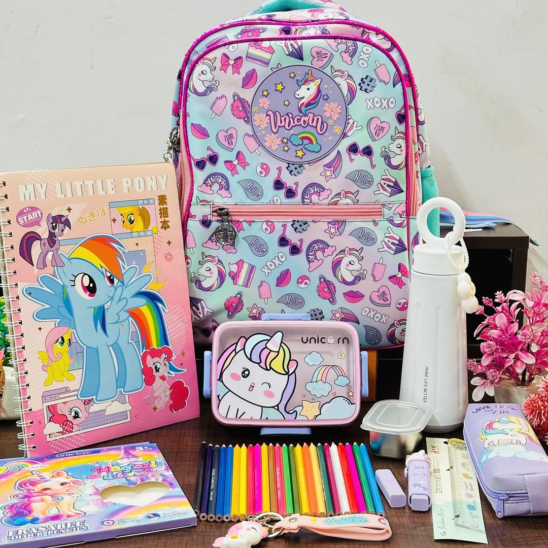 Personalized Unicorn Theme Bag Hamper