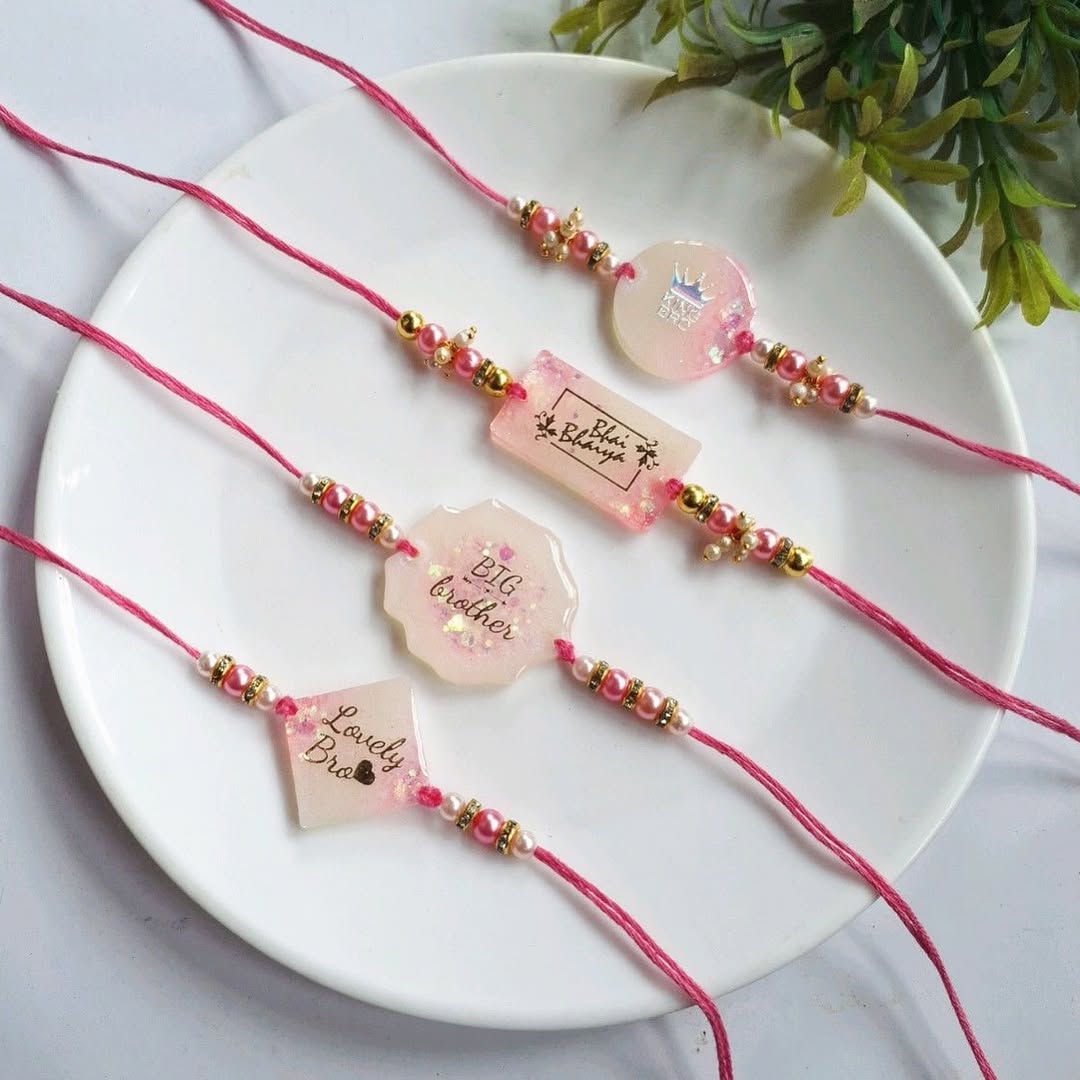 Personalized Resin Rakhi