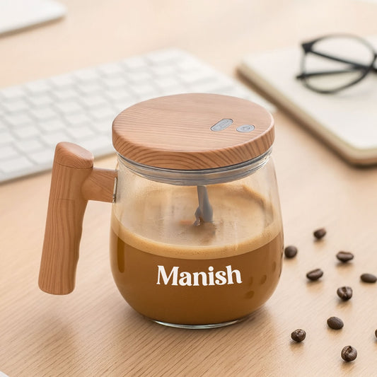 Personalized Coffee Frother Cup