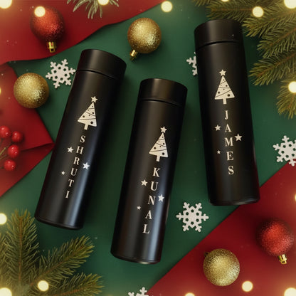 Personalized Christmas Theme Temperature Bottle