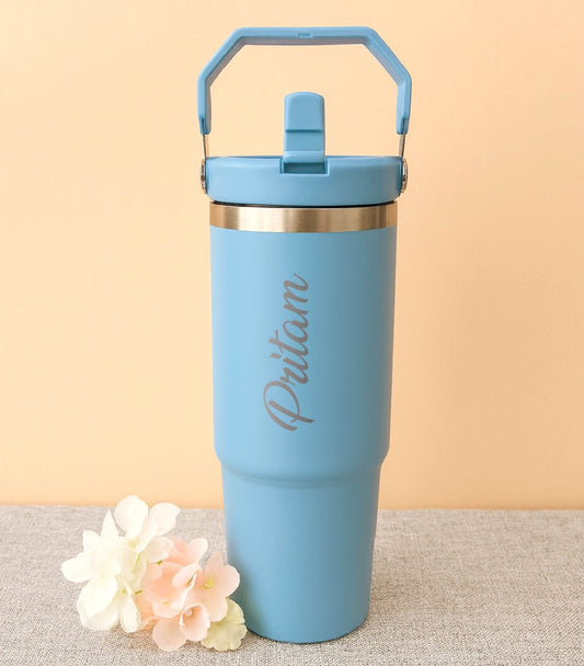Premium Personalized Handle Tumbler – 900 ML