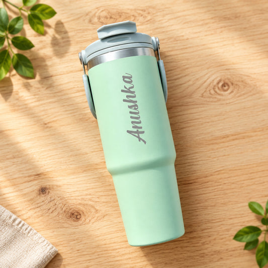 Premium Personalized Handle Tumbler – 900 ML