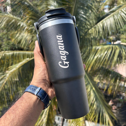 Premium Personalized Handle Tumbler – 900 ML