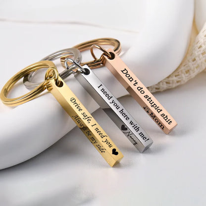 Personalized Bar Keychain
