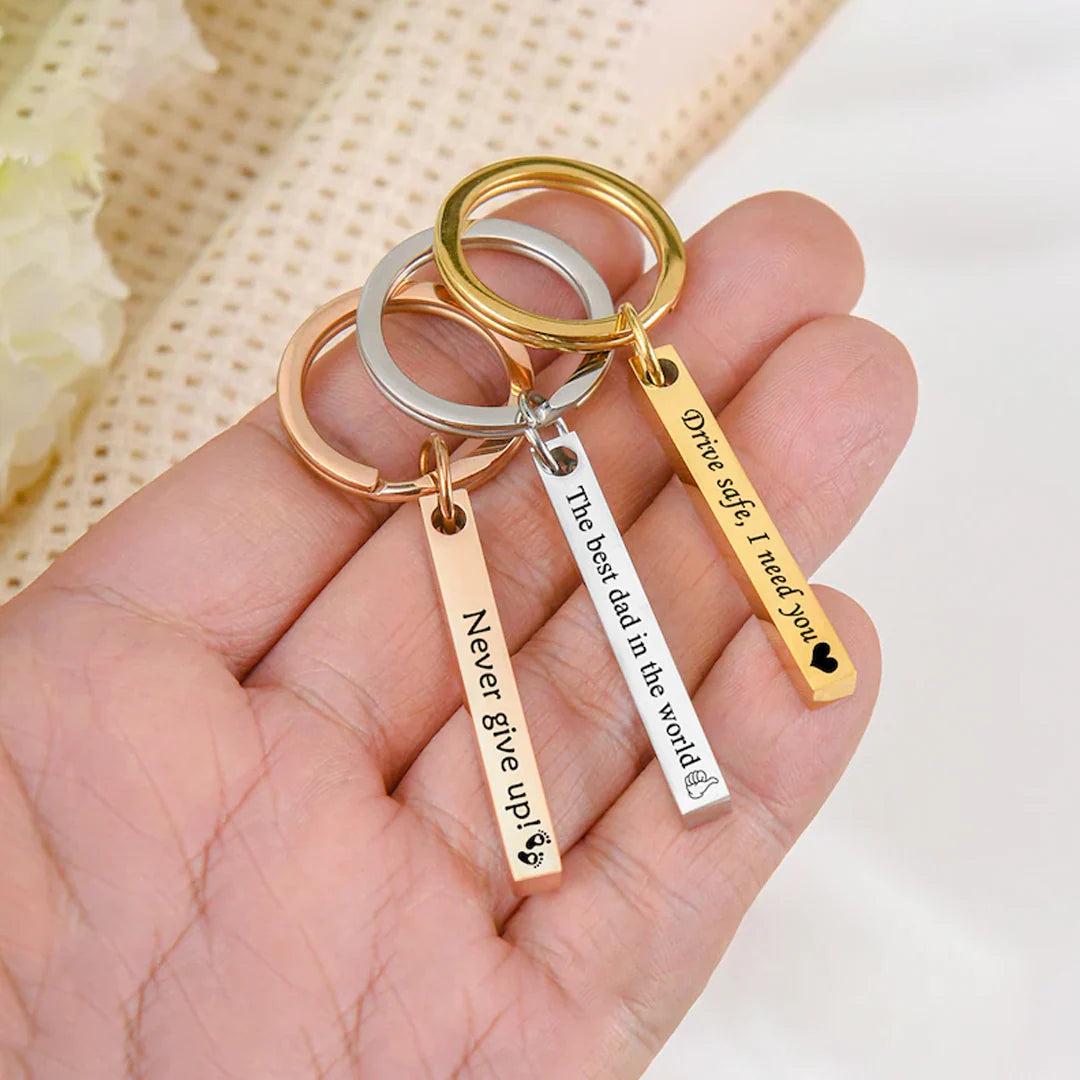 Personalized Bar Keychain