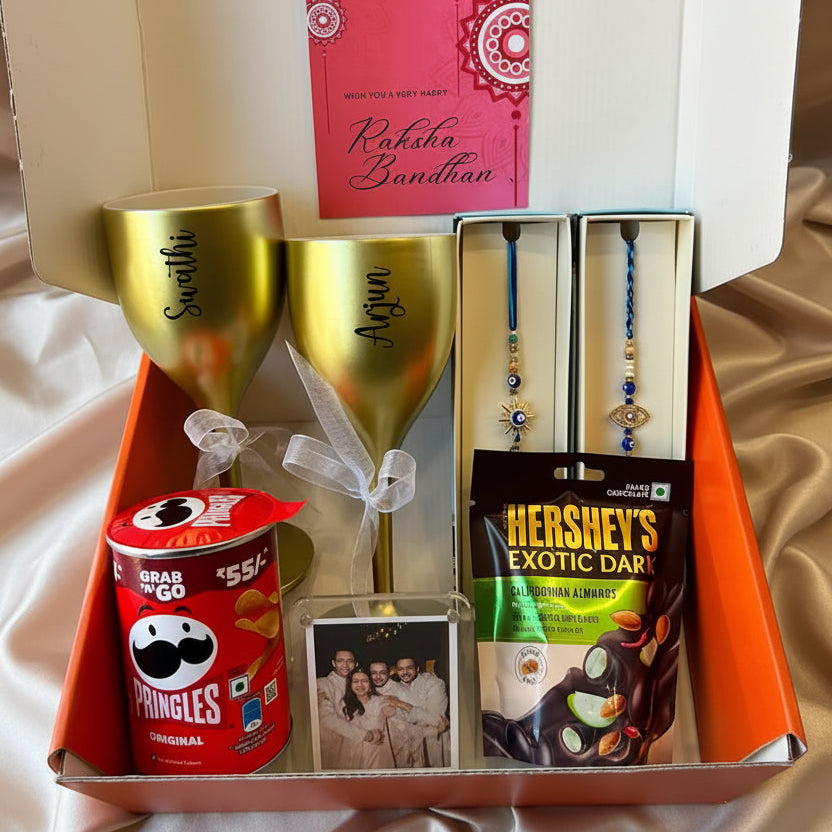 Bhaiya Bhabhi Rakhi Hamper – Premium Raksha Bandhan Gift Box
