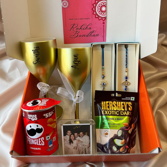 Bhaiya Bhabhi Rakhi Hamper – Premium Raksha Bandhan Gift Box