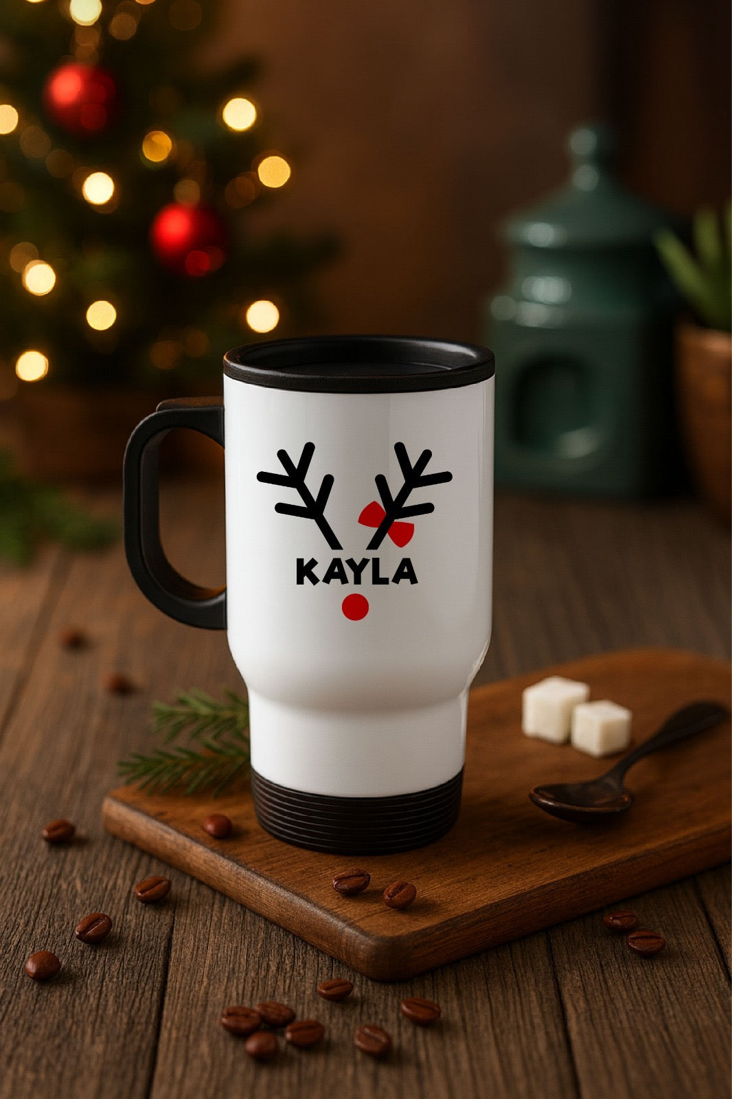 Christmas Special – Personalised Steel Travel Mug