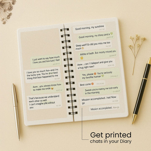 Personalized Whatsapp Chat Book / Diary