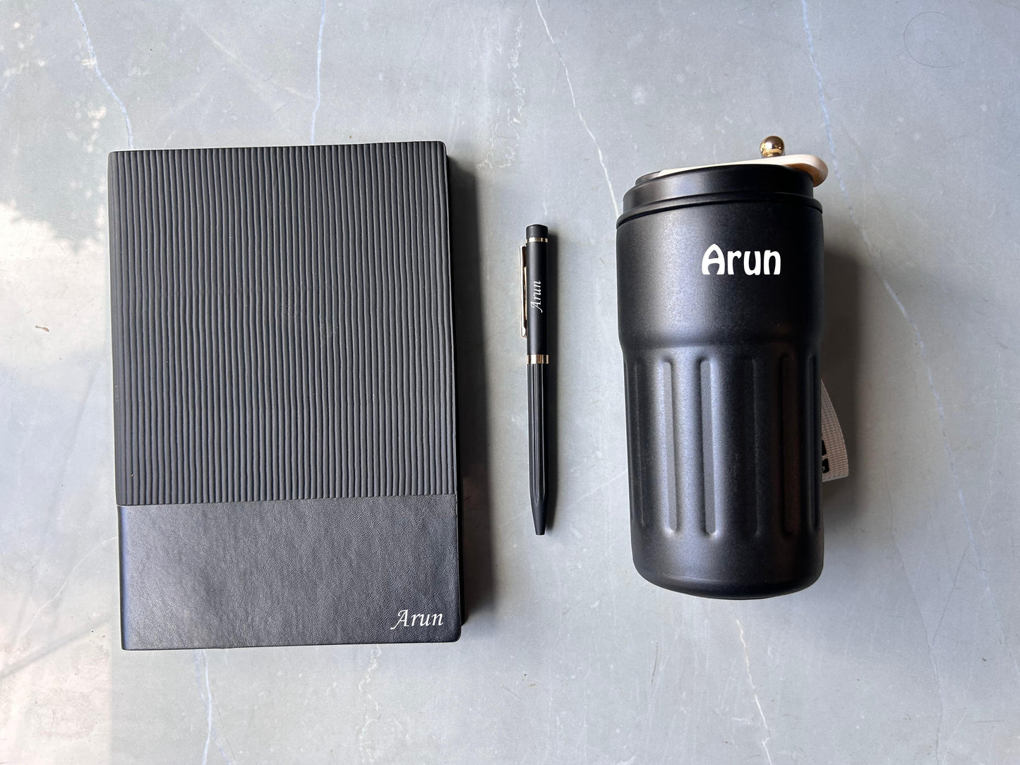 Premium Travel Mug Gift Hamper – 3 in 1 Customisable Set